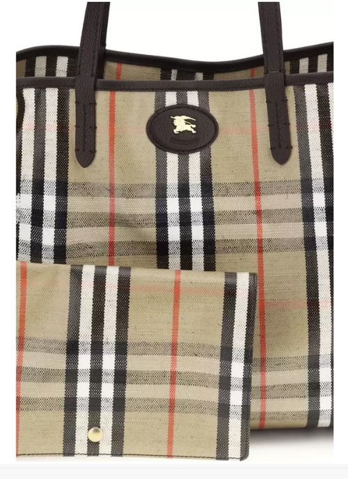 Burberry - Mehrfarbige Baumwoll Handtasche | Spoil me