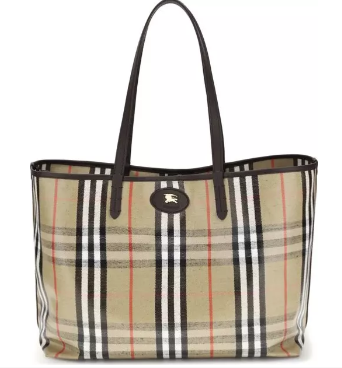 Burberry - Mehrfarbige Baumwoll Handtasche | Spoil me