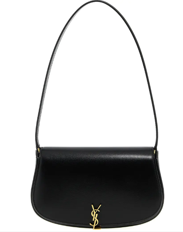 Saint Laurent Schwarze Schultertasche aus Kalbsleder | Spoil me