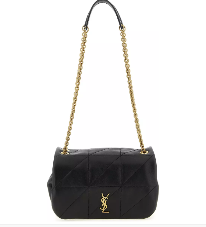 Saint Laurent Schultertasche aus schwarzem Lammleder | Spoil me