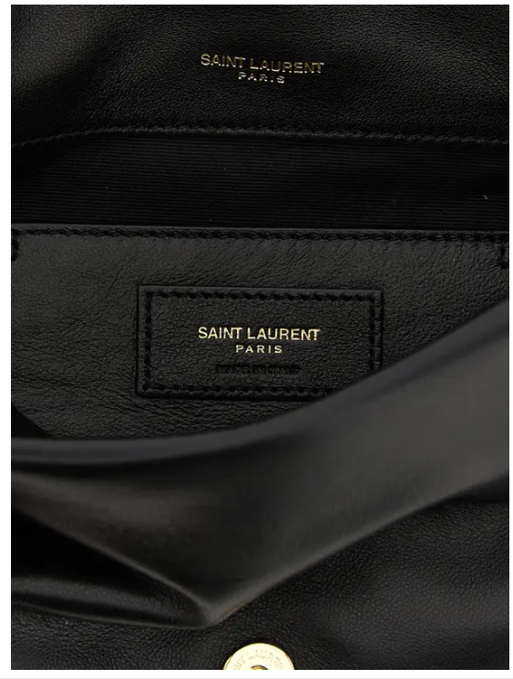Saint Laurent Schultertasche aus schwarzem Lammleder | Spoil me