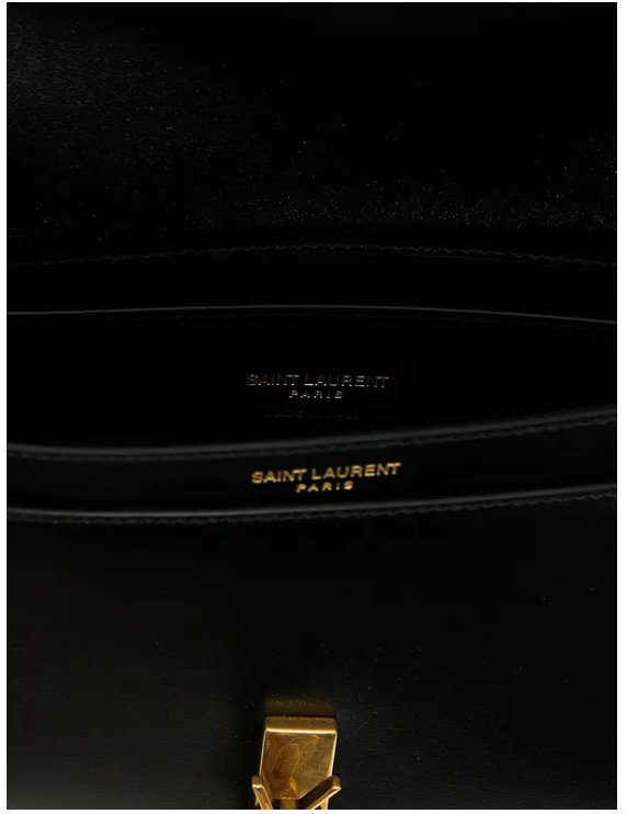 Saint Laurent Schwarze Schultertasche aus Kalbsleder | Spoil me