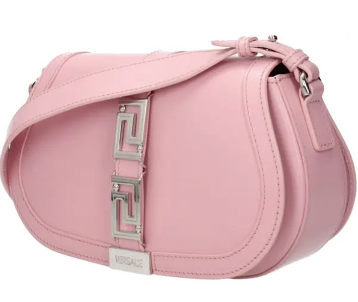 Versace - Schultertasche aus rosafarbenem Leder I Spoil me