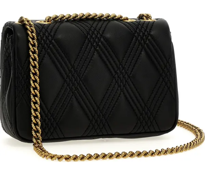 Valentino Garavani - Schultertasche aus schwarzem Lammleder I Spoil me