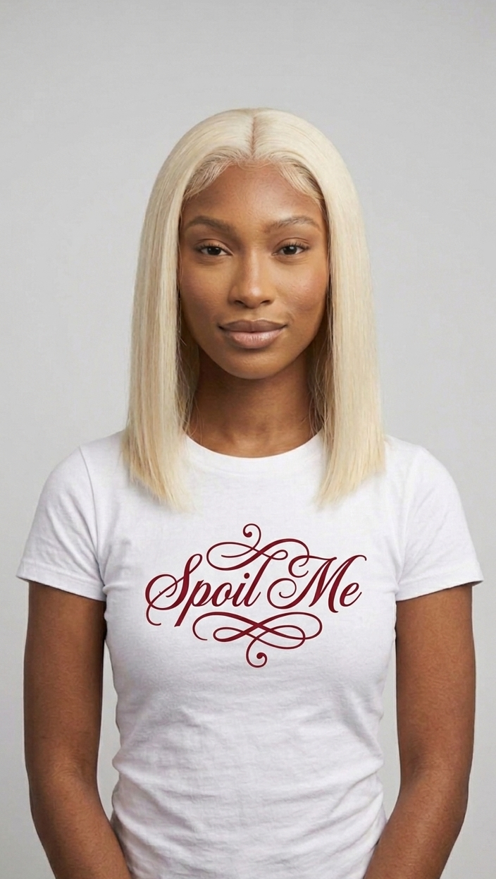 Echthaar Perücke Bone Straight brasilianisch blond
