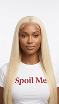 Echthaar Perücke Bone Straight brasilianisch blond