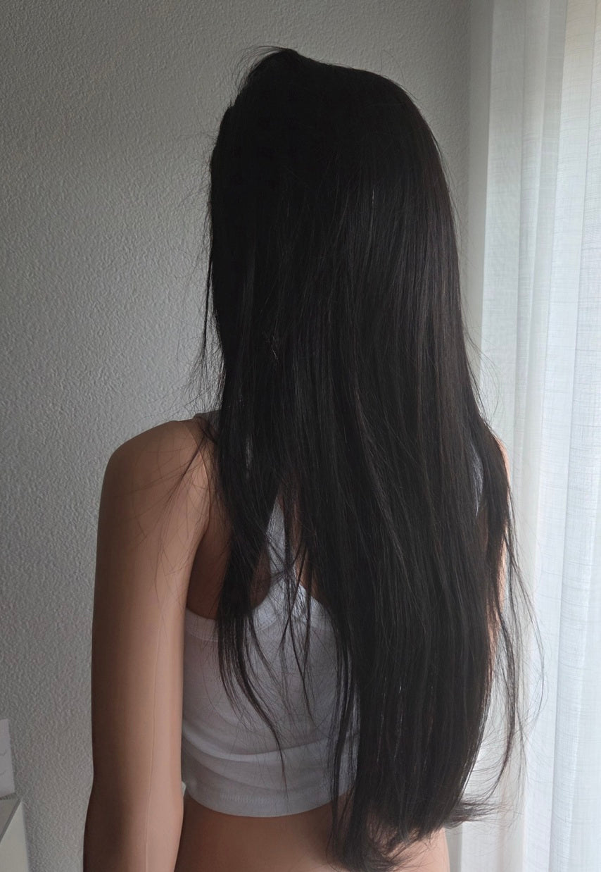 Echthaar Perücke Bone Straight brasilianisch