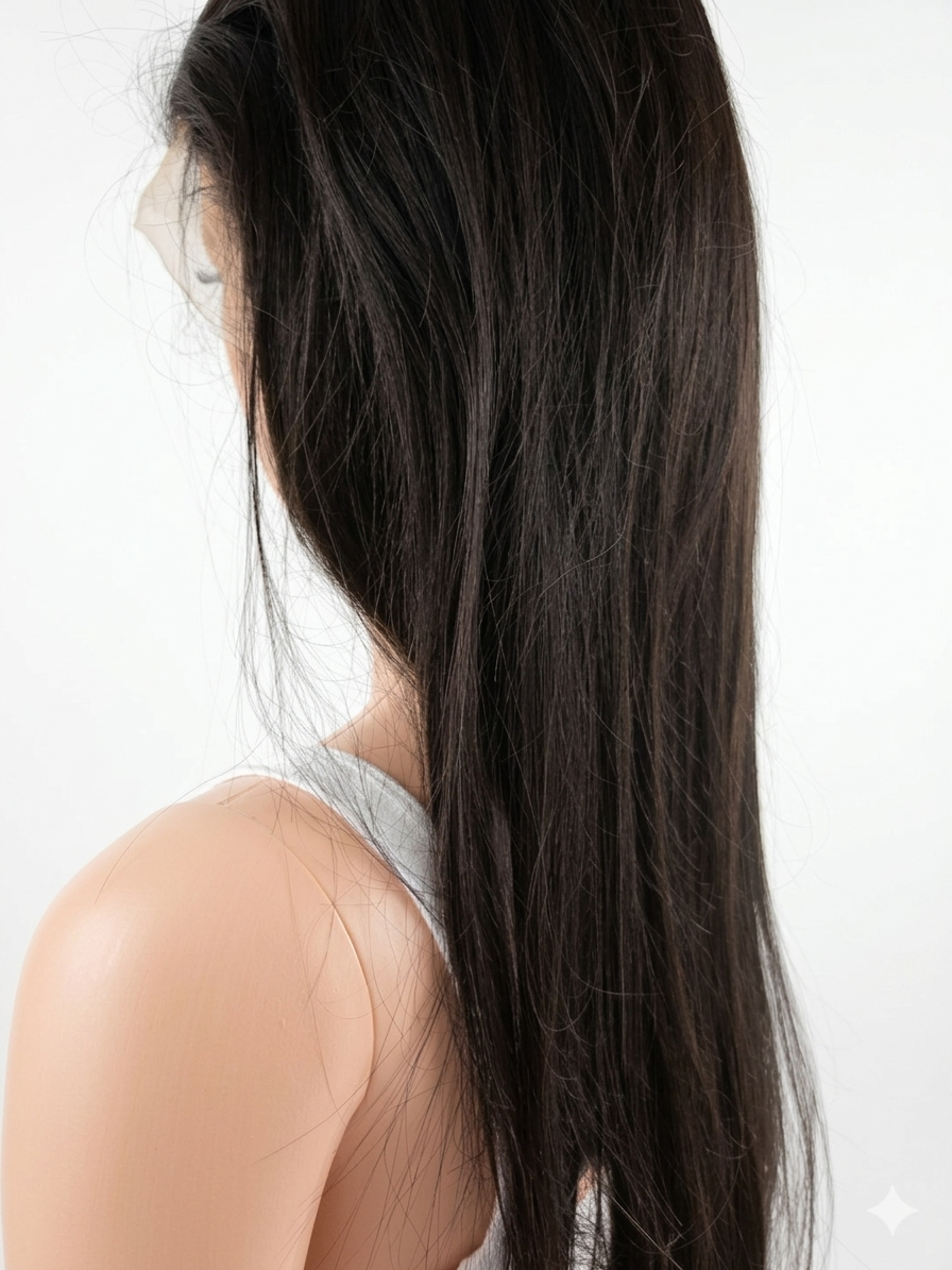 Echthaar Perücke Bone Straight brasilianisch