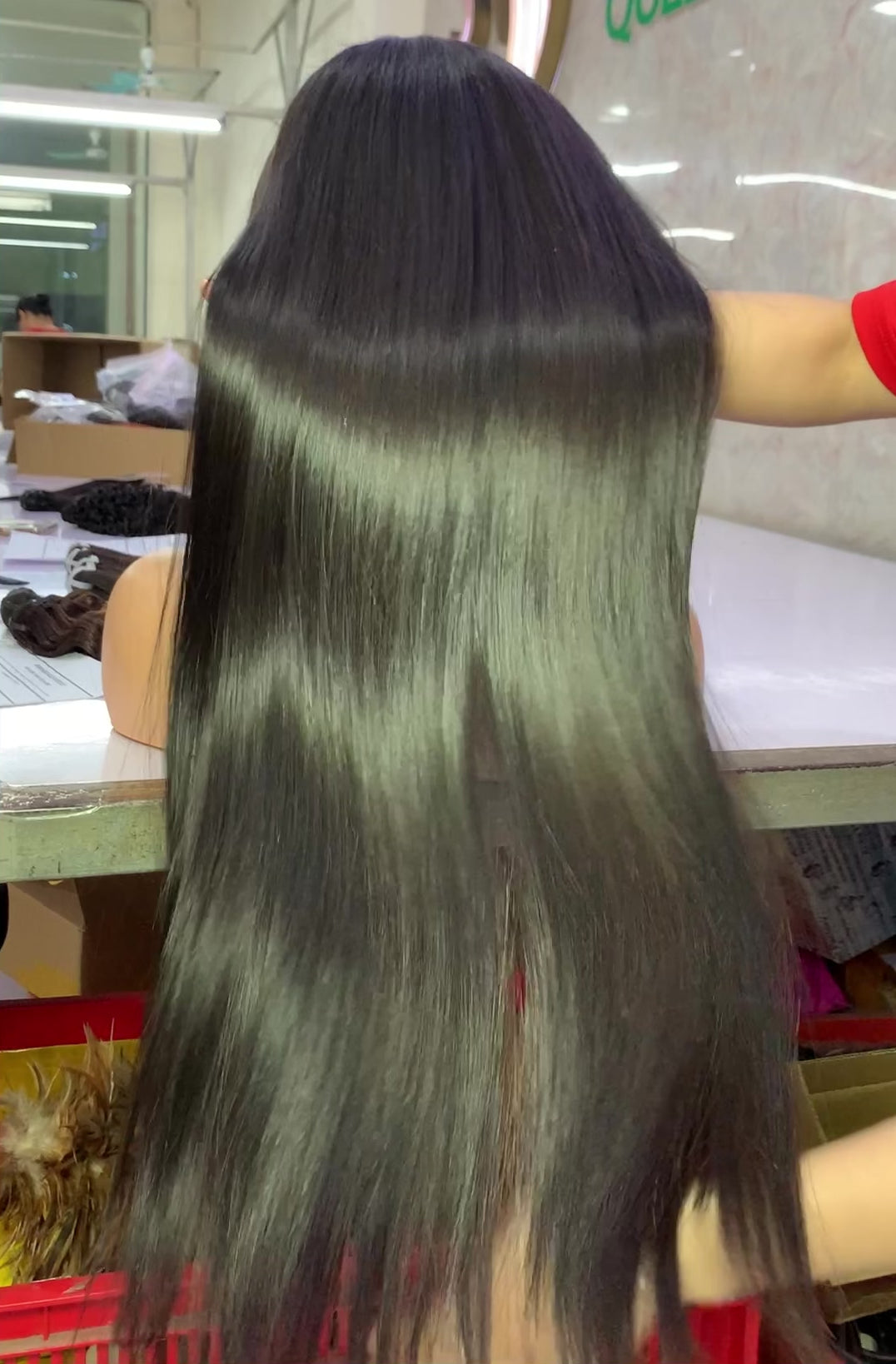 Echthaar Perücke Bone Straight vietnamesisch