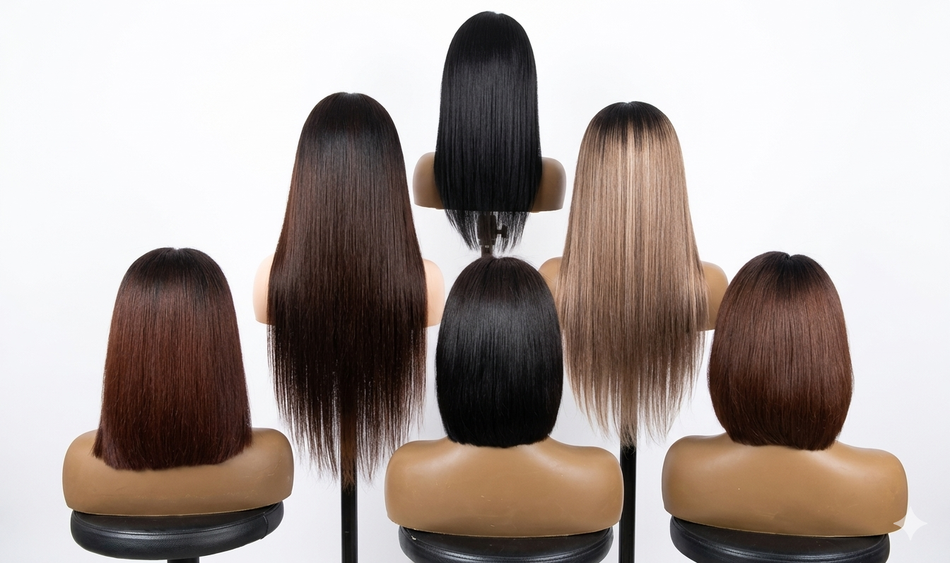 Echthaar Perücke Bone Straight vietnamesisch